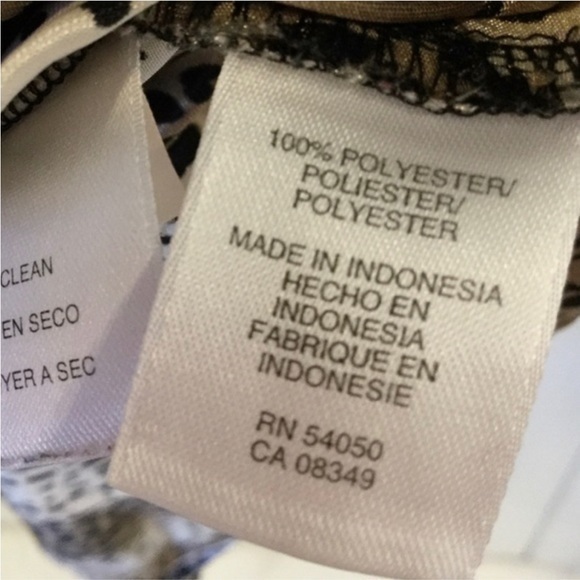 Cheetah Print Button Down Top With Ruffles - Picture 5 of 7